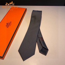 HERMES 男士新款領帶系列圓點領帶 100%頂級斜紋真絲手工定制 配包裝