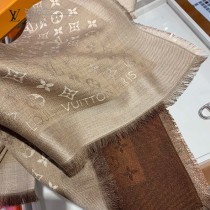 LV最新專櫃經典真絲羊毛大方巾