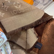 LV最新專櫃經典真絲羊毛大方巾