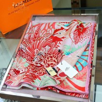 HERMES 獅子之城系列爆款羊絨方巾
