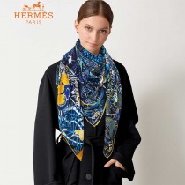 HERMES 獅子之城系列爆款羊絨方巾