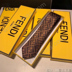 fendi男士芬迪原單真絲爆款領帶