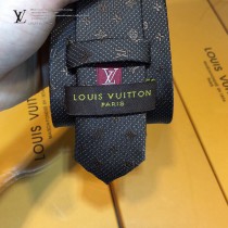 LV提花原單真絲男士領帶