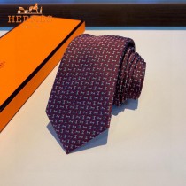 HERMES 男士原單真絲新款領帶