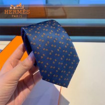 HERMES手工縫制重磅真絲領帶 100%桑蠶絲  配包裝