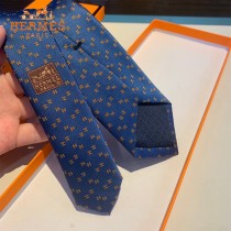 HERMES手工縫制重磅真絲領帶 100%桑蠶絲  配包裝