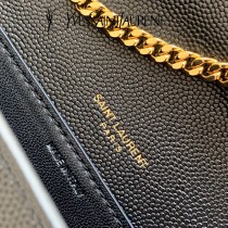 YSL 607788-02  原版皮聖羅蘭UOTOWN魚子醬迷妳信封包