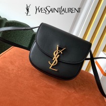 YSL 619740-02  原版皮聖羅蘭Kaia馬鞍包小號