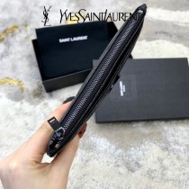 YSL 504922-03  原版皮聖羅蘭MONOGRAM魚子醬手拿包原版小牛皮