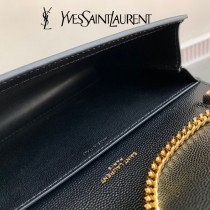 YSL 607788-02  原版皮聖羅蘭UOTOWN魚子醬迷妳信封包