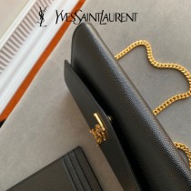 YSL 607788-02  原版皮聖羅蘭UOTOWN魚子醬迷妳信封包