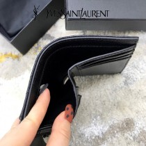 YSL 403943-03  原版皮聖羅蘭MONOGRAM三折短款錢包