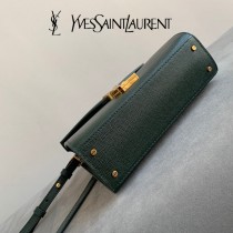 YSL 532753-02   原版皮聖羅蘭新款小號Cassandra手腕款郵差包