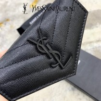 414404-03  YSL  原版皮聖羅蘭MONOGRAM短款錢包