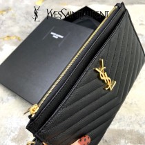 YSL 584719-01 原版皮聖羅蘭手提手拿包