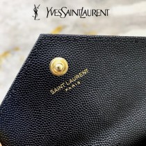 414404-01  YSL  原版皮聖羅蘭MONOGRAM短款錢包
