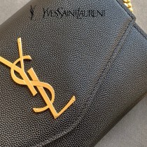 YSL 607788-02  原版皮聖羅蘭UOTOWN魚子醬迷妳信封包