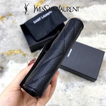 414404-02  YSL  原版皮聖羅蘭MONOGRAM短款錢包