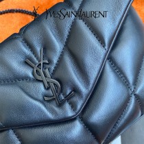 YSL 620333-03  原版皮聖羅蘭 LOULOUPUFFE迷妳號絎縫小羊皮包