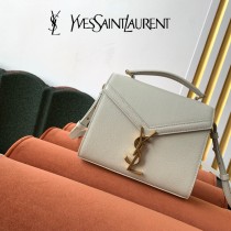 YSL 532753-04   原版皮聖羅蘭新款小號Cassandra手腕款郵差包