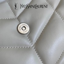 YSL 620333-02  原版皮聖羅蘭 LOULOUPUFFE迷妳號絎縫小羊皮包