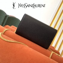 YSL 607788-02  原版皮聖羅蘭UOTOWN魚子醬迷妳信封包