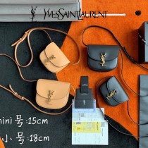 YSL 623097-02  原版皮聖羅蘭Kaia馬鞍包mini號