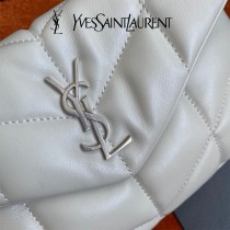 YSL 620333-02  原版皮聖羅蘭 LOULOUPUFFE迷妳號絎縫小羊皮包