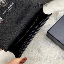 414404-03  YSL  原版皮聖羅蘭MONOGRAM短款錢包