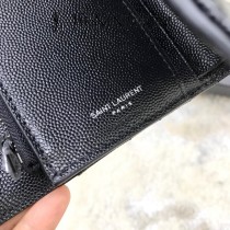 YSL 403943-03  原版皮聖羅蘭MONOGRAM三折短款錢包