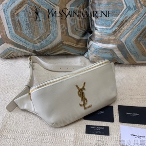 YSL 569737-01  原版皮聖羅蘭SLP腰包胸包