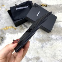 YSL 607915-03 原版皮聖羅蘭MONOGRAM拉鏈卡包