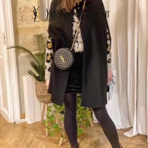 YSL  610436-01  原版皮聖羅蘭 新款可愛的圓形迷妳肩背斜挎包
