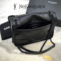 YSL 533037-010  原版皮聖羅蘭NIKI 小號郵差包