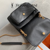 YSL 498894-001  原版皮聖羅蘭新款Niki中號郵差包