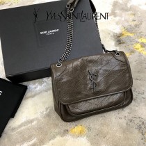 YSL 533037-02  原版皮聖羅蘭NIKI 小號郵差包