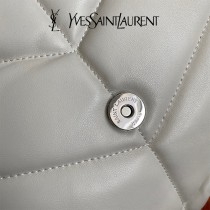 YSL 577476-001  原版皮聖羅蘭LOULOUPUFFER大號絎縫平面小羊皮包