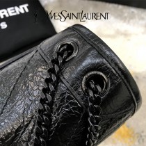 YSL 533037-010  原版皮聖羅蘭NIKI 小號郵差包