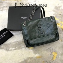 YSL 498894-02  原版皮聖羅蘭NIKI 中號郵差包