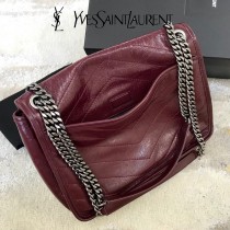 YSL 498894-05  原版皮聖羅蘭NIKI 中號郵差包