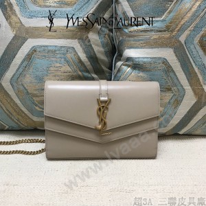 YSL 554763-01  原版皮聖羅蘭經典woc信封包升級版