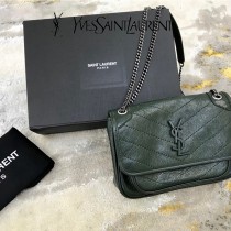 YSL 533037-06  原版皮聖羅蘭NIKI 小號郵差包