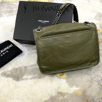 YSL 498894-03  原版皮聖羅蘭NIKI 中號郵差包