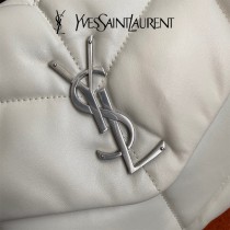 YSL 577476-001  原版皮聖羅蘭LOULOUPUFFER大號絎縫平面小羊皮包