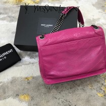 YSL 498894-04  原版皮聖羅蘭NIKI 中號郵差包