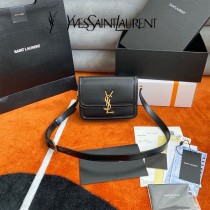 YSL 634306-01  原版皮聖羅蘭 SolferionBox小號郵差包