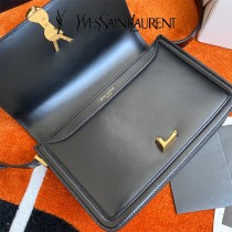 YSL 634305-06  原版皮聖羅蘭 SolferionBox中號郵差包