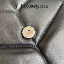 YSL 577476-004  原版皮聖羅蘭LOULOUPUFFER大號絎縫平面小羊皮包