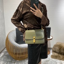 YSL 585060-03  原版皮聖羅蘭 CARRE SATCHEL 文藝且性冷淡的經典box包型