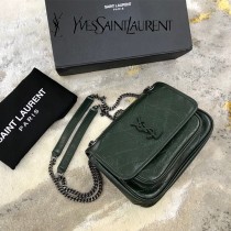 YSL 533037-06  原版皮聖羅蘭NIKI 小號郵差包